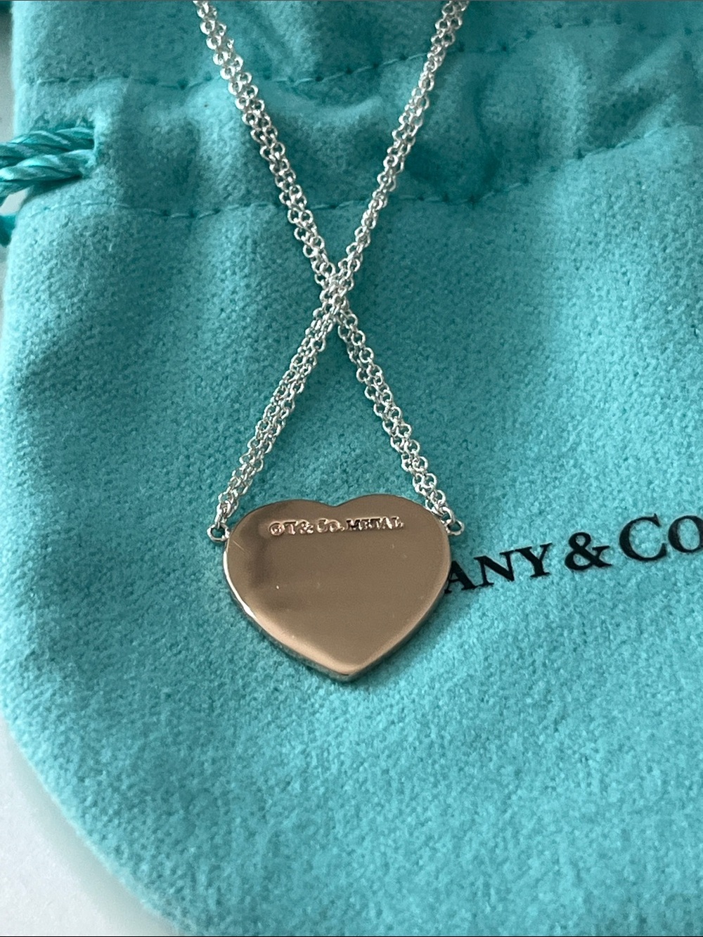 Tiffany & Co. Return to Tiffany Heart Tag Pendant in Rubedo and Sterling Silver - Picture 2 of 5